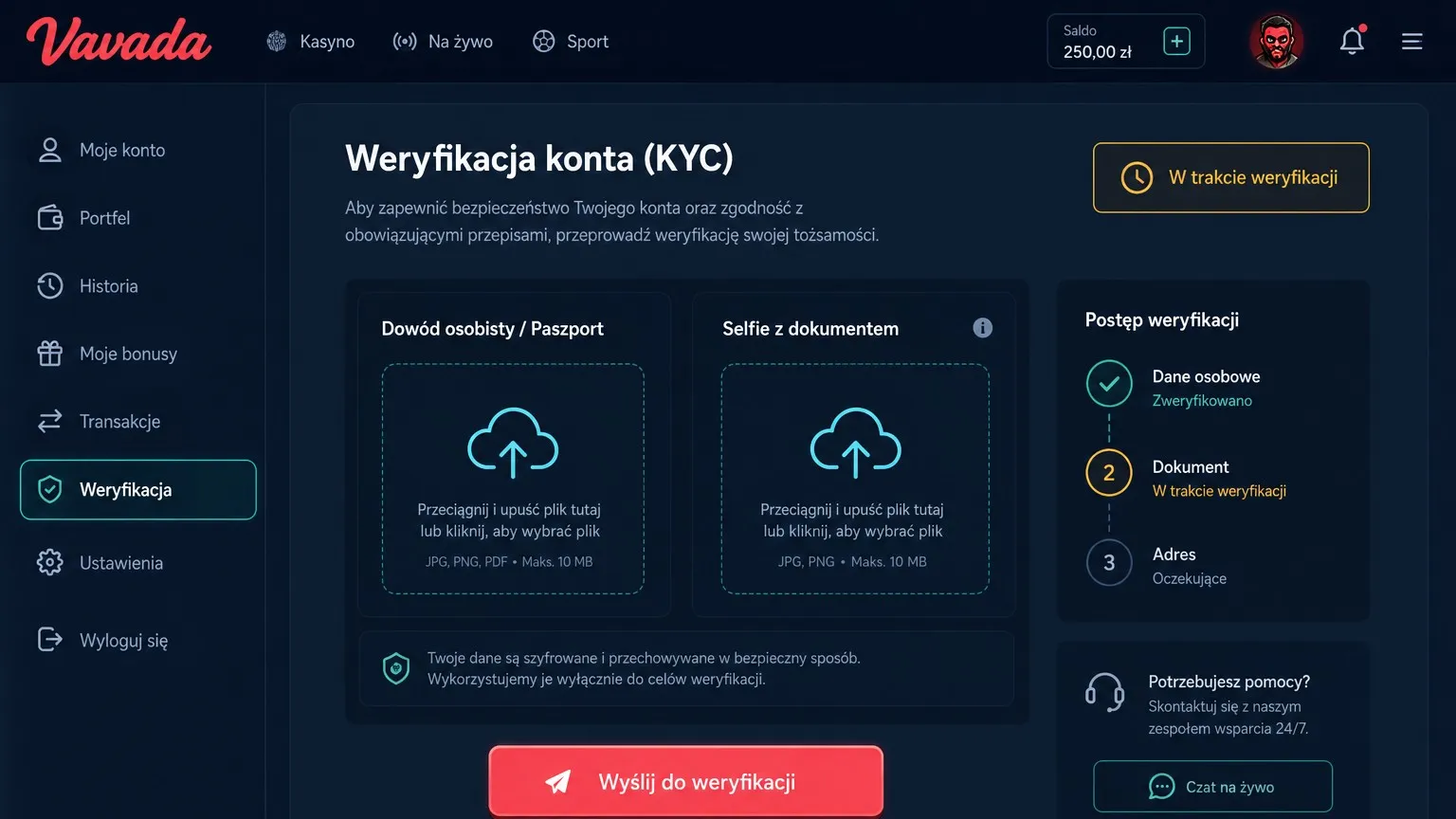 Weryfikacja konta (KYC) a szybkość wypłaty środków oraz Vavada czas wypłaty